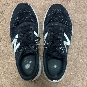 New Balance Black and White Athletic Shoes